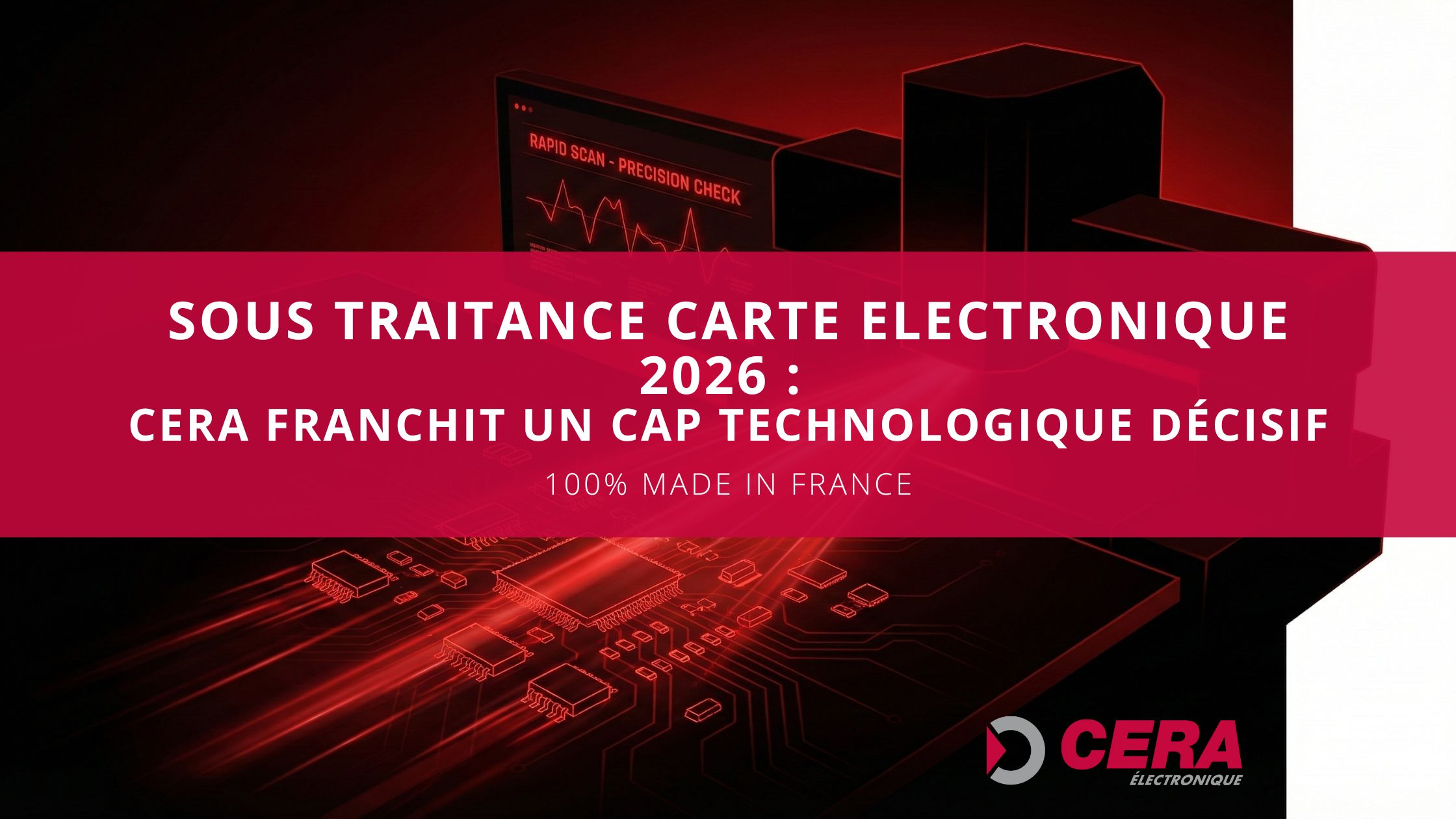 Le triptyque qualitatif CERA en fabrication électronique : Placement, AOI et RX pour une fiabilité maximale